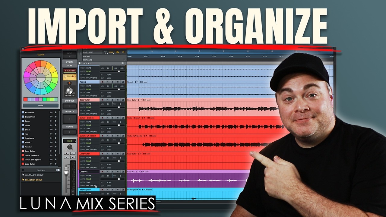 How to Import Audio Stems into Luna: Best Workflow