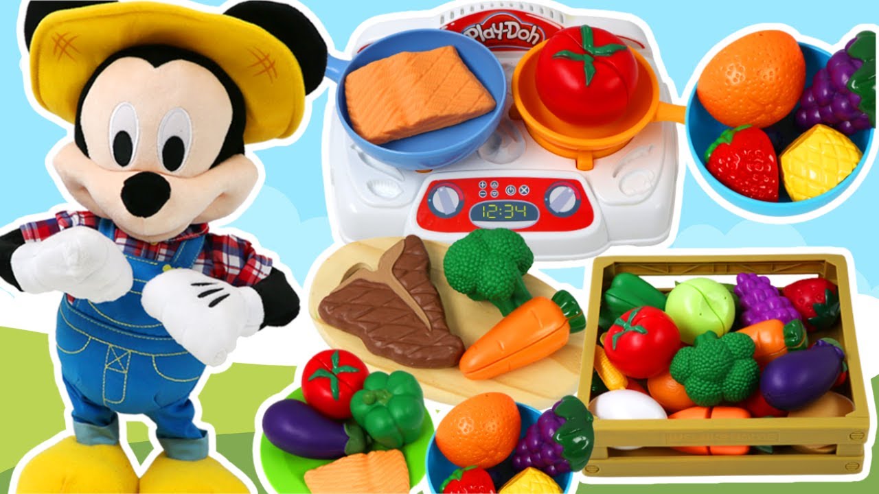 Mickey Mouse Rainbow Food Activity: Healthy Eating for Kids