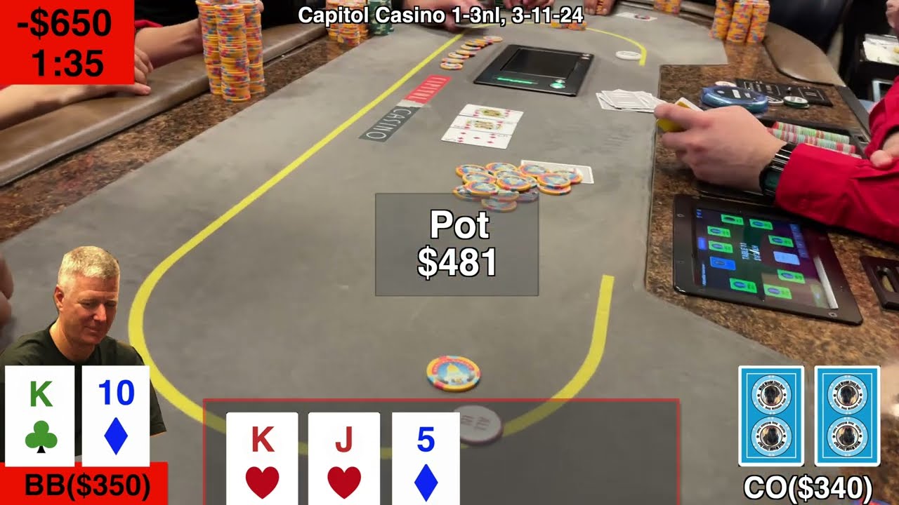 Live Poker Profits: Turning $500 Down to $675 Up