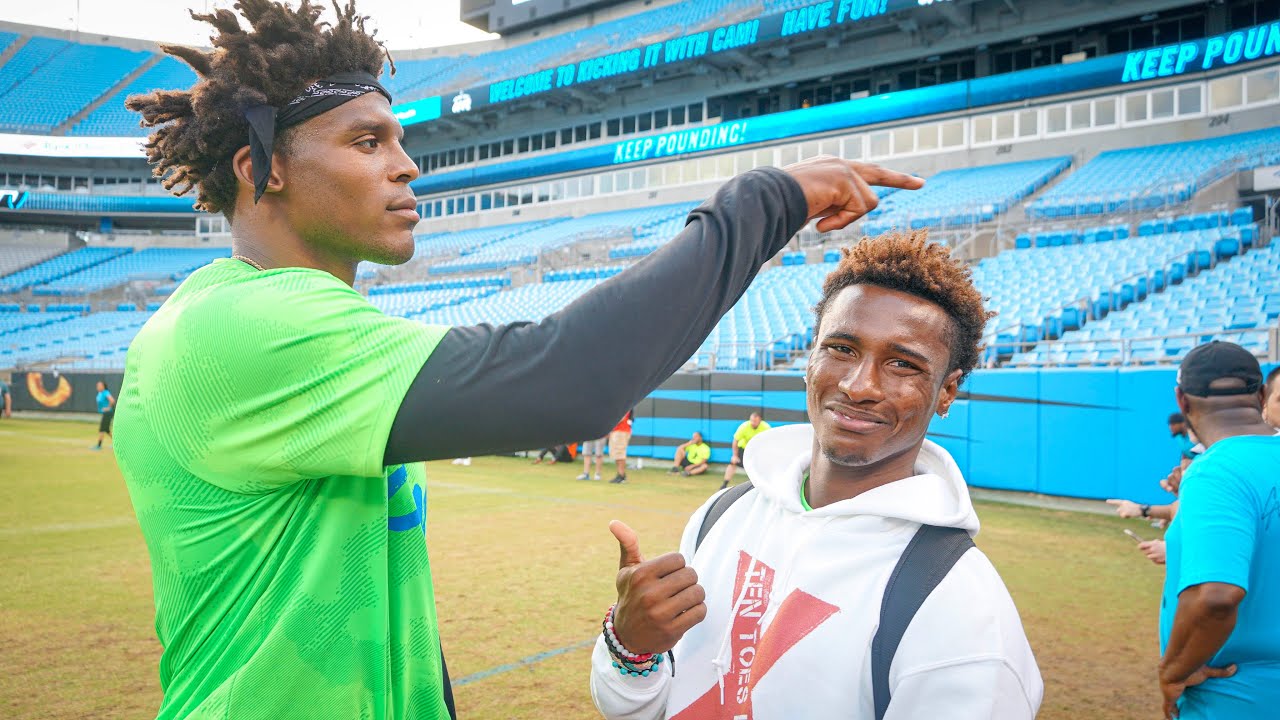 Cam Newton's Kickball Mastery: Behind the Scenes at Charity Game
