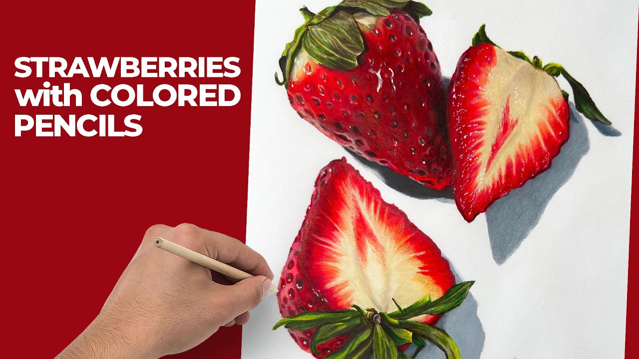 Master Mixed Media: Alcohol Markers & Colored Pencils for Realistic Fruit