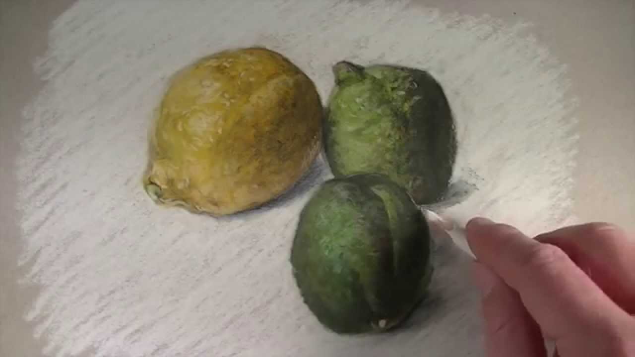 Pastel Pencil Citrus Still Life: Step-by-Step Tutorial