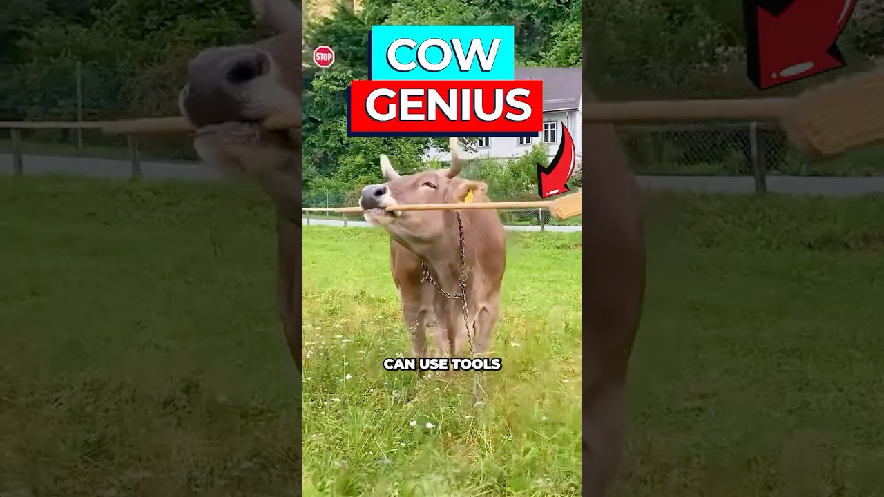 Cow Tool Use Discovery Challenges Primate Intelligence