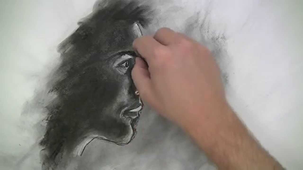 Mastering Charcoal Portrait Drawing: Profile View Techniques
