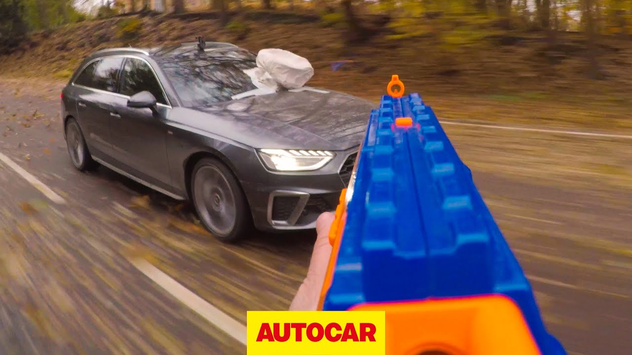 title：How Hard Is Shooting From A Moving Car? (Movie Chase Test)