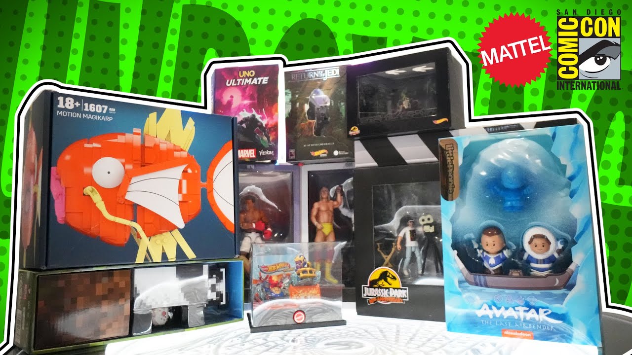 Mattel's SDCC 2023 Exclusives: Unboxing 12 Days of Fandom