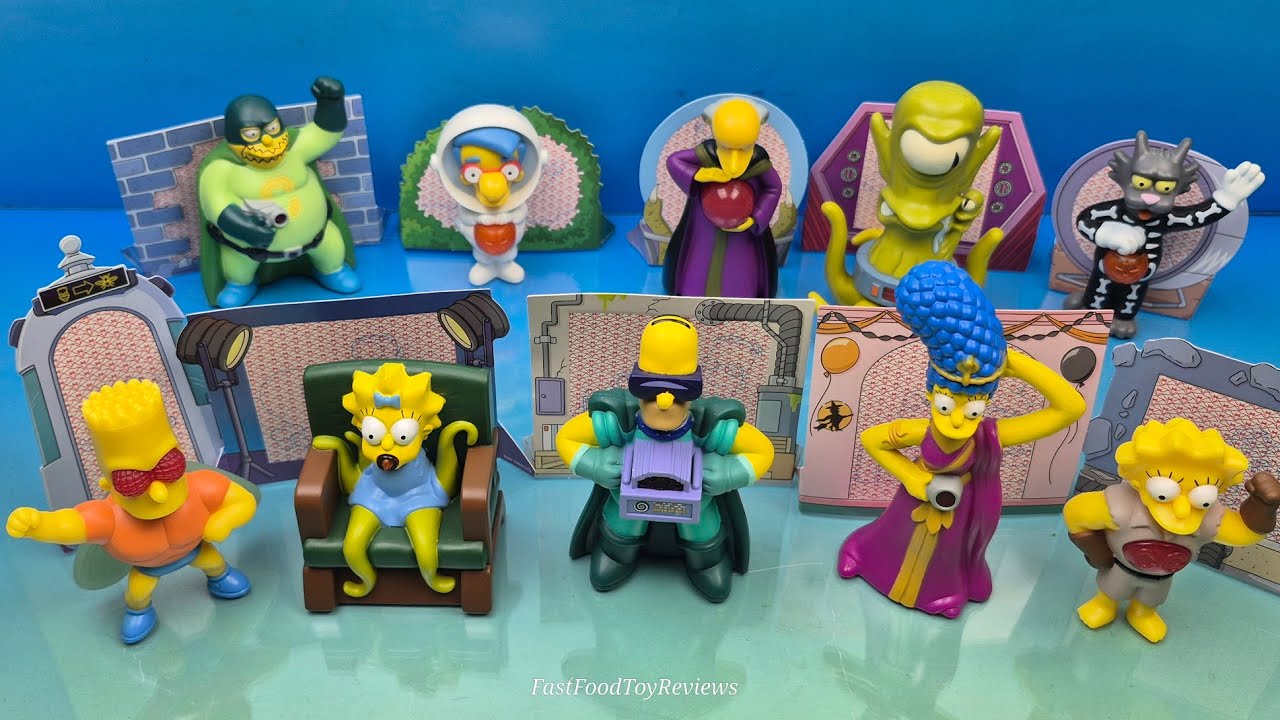 2011 Simpsons Burger King Horror Toys: Collector's Review
