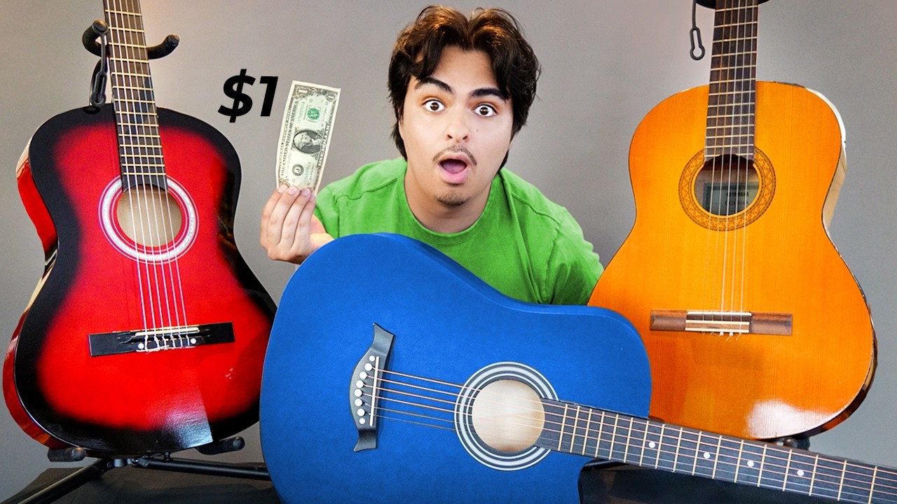 $25 vs $2200 Guitar Blind Test: Can You Tell the Difference?