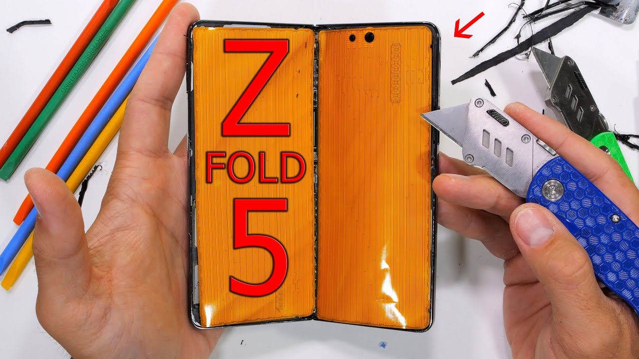 Samsung Z Fold 5 Teardown: Shock Layer & Repairability Revealed