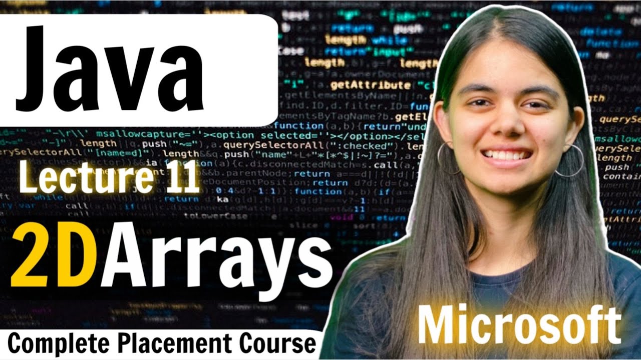 Master 2D Arrays: Java Basics for Coding Interviews