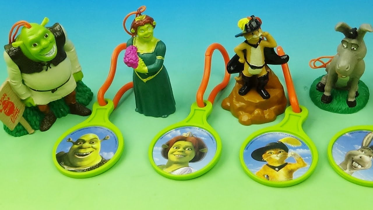 Shrek 2 Hardee's Collectible Toys: 2004 Holiday Set Review