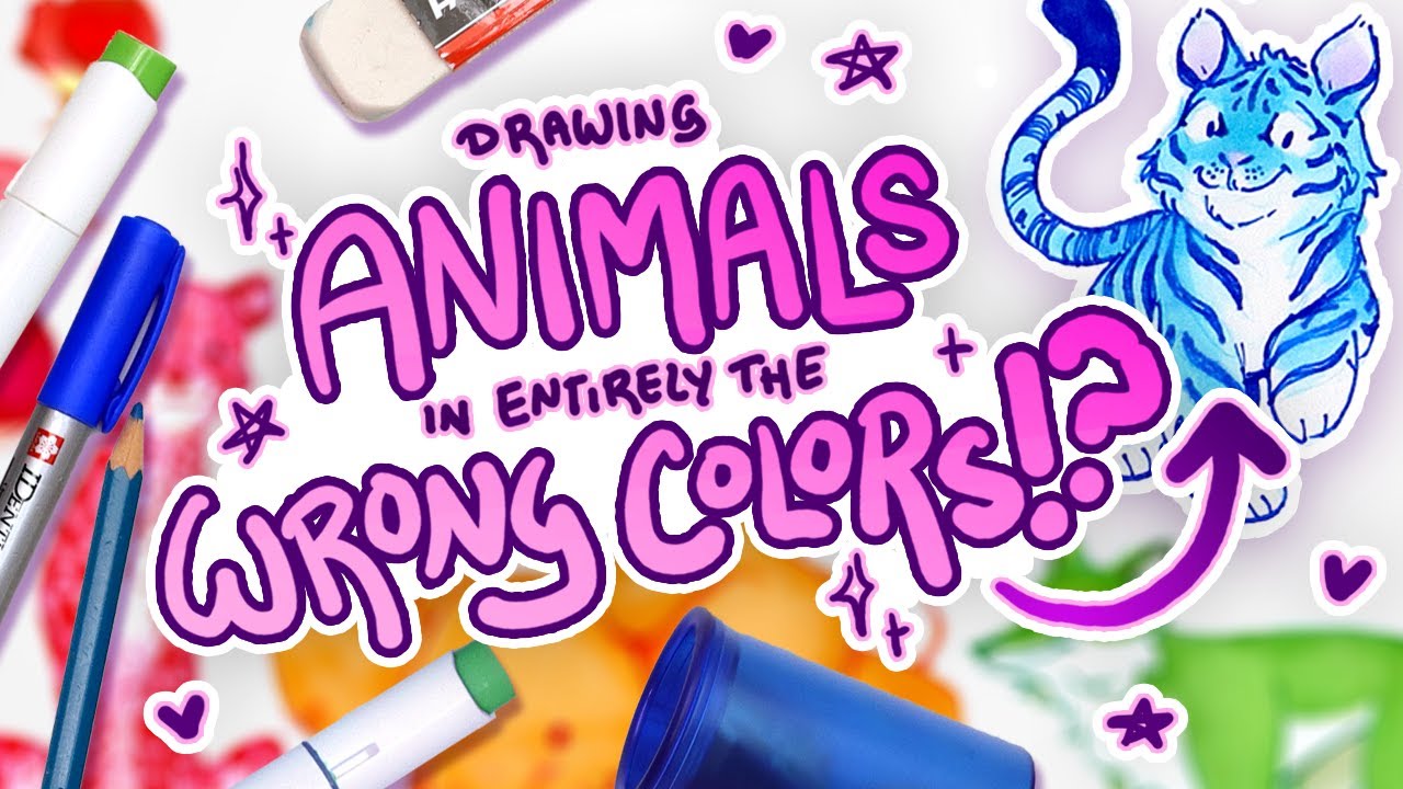 Master Animal Drawing with Unexpected Color Techniques