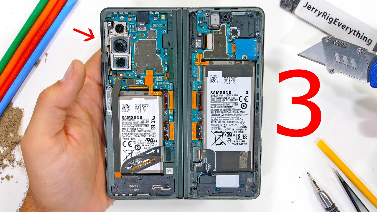 Samsung Galaxy Fold 3 Teardown: Water Resistance Secrets Exposed