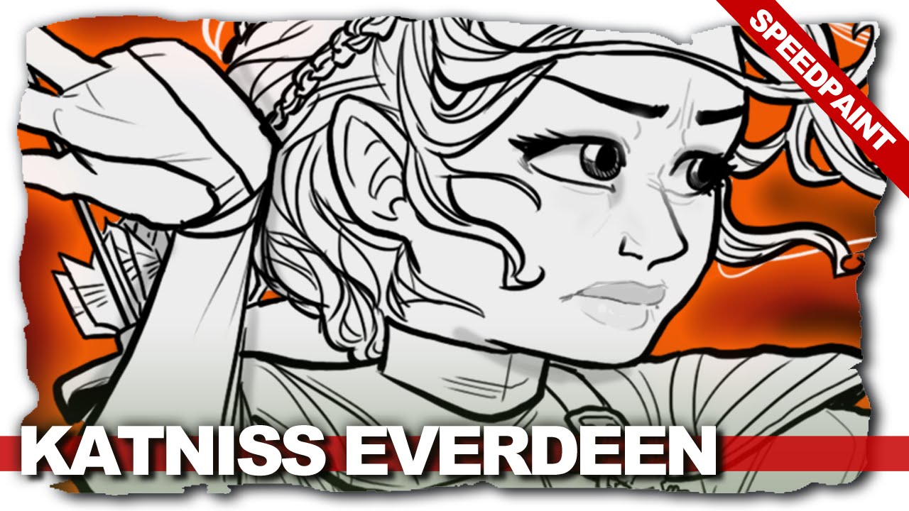 How to Draw Katniss Everdeen: Step-by-Step Digital Art Tutorial