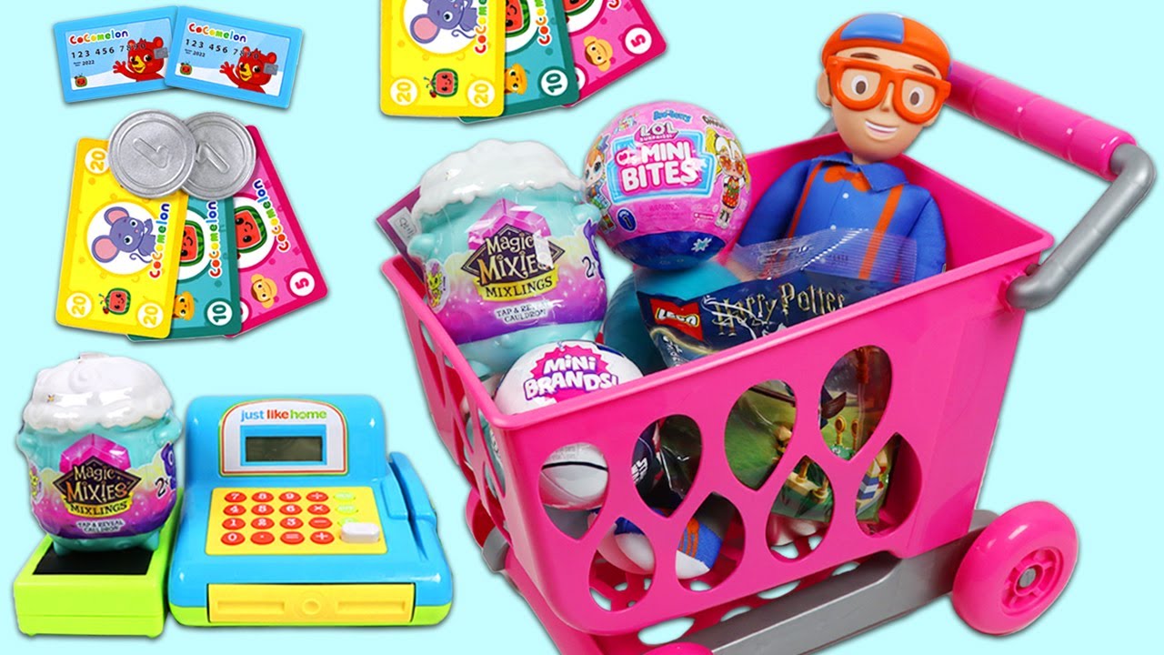 Blippi's Toy Haul Review: Magic Mixies, LEGO & LOL Surprise Unboxed
