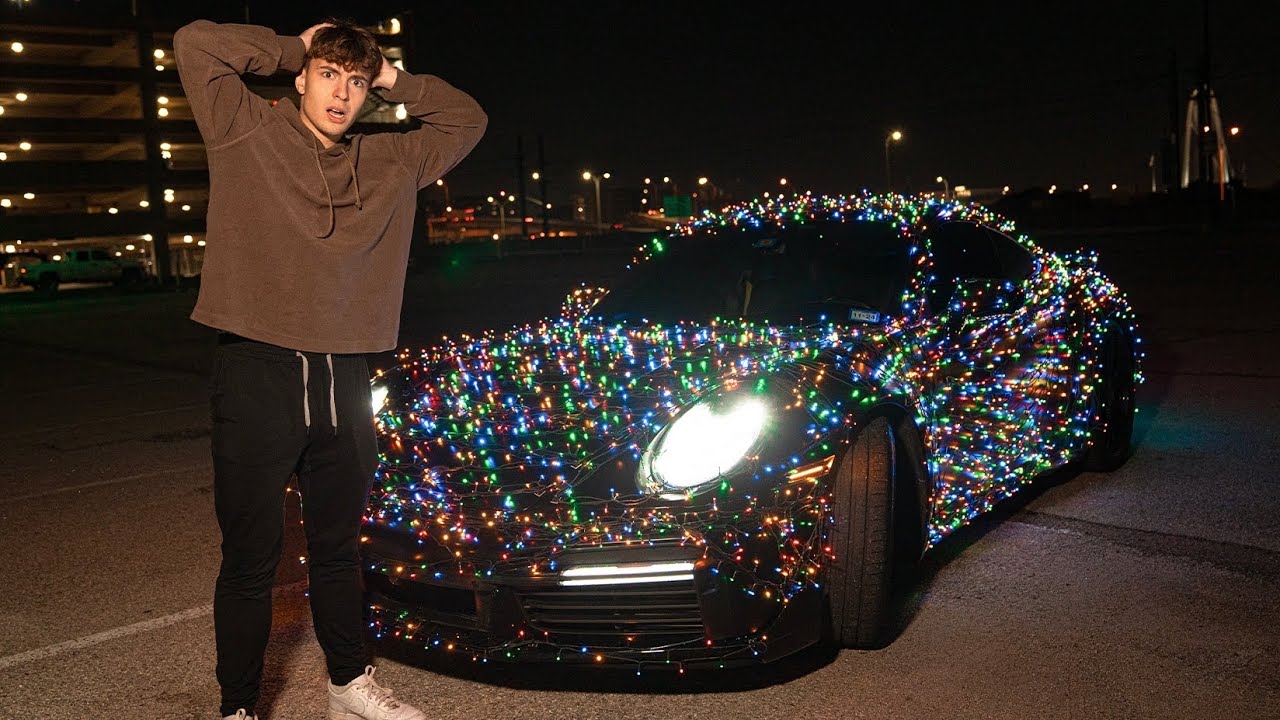 How to Safely Decorate Your Car with Christmas Lights