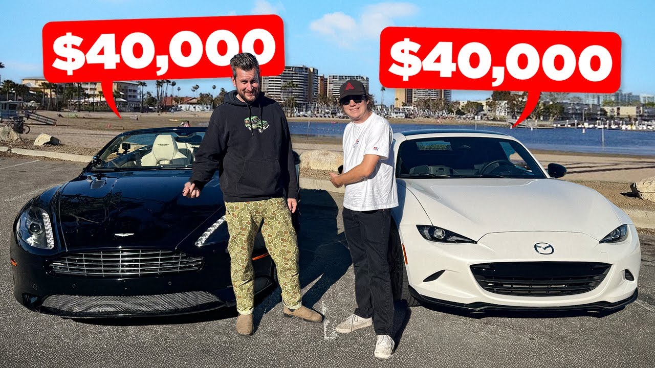 Miata vs Aston Martin DB9: Ultimate $40K Sports Car Showdown