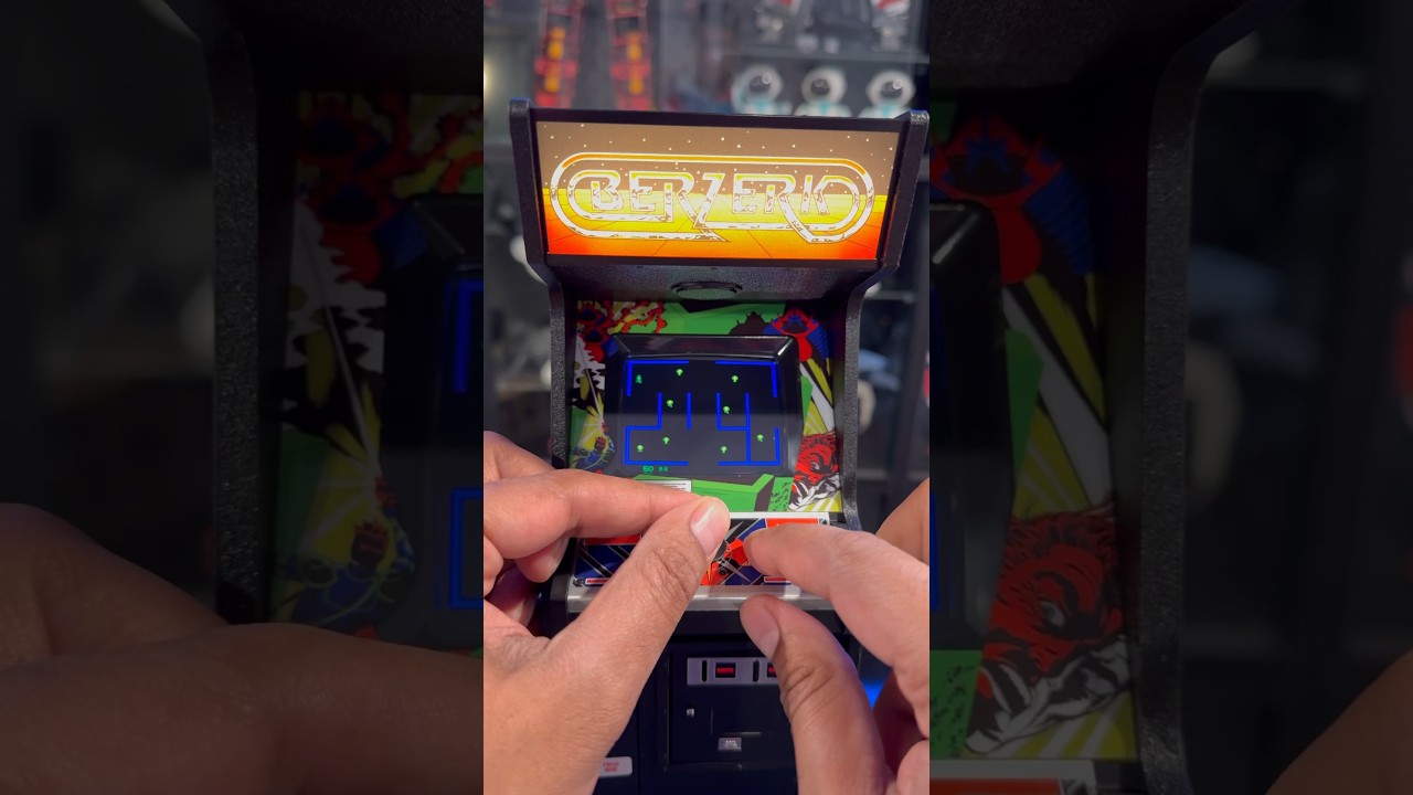 New Wave Berserk Mini Arcade Review: Authentic 80s Gaming in 1:6 Scale