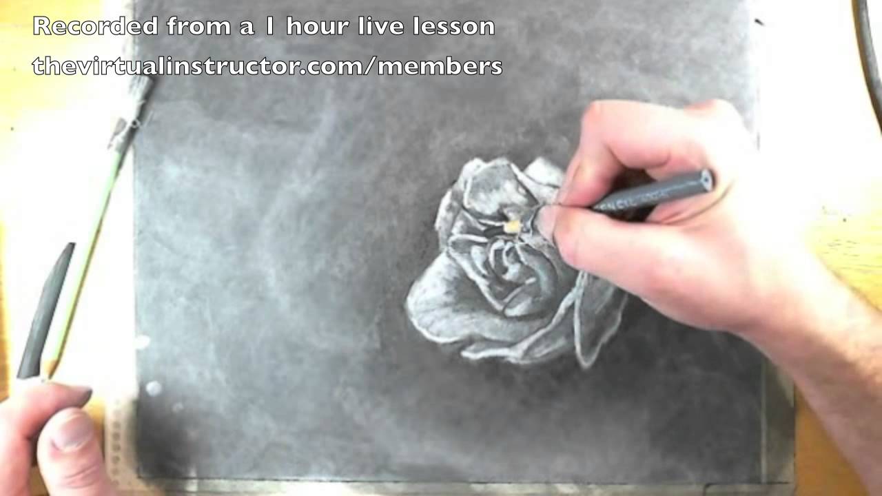 Master Reverse Charcoal Drawing: Midtone to Highlight Technique
