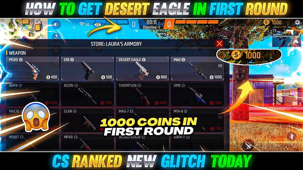 Free Fire Coin Glitch: Double First-Round Rewards (Mobile Only)