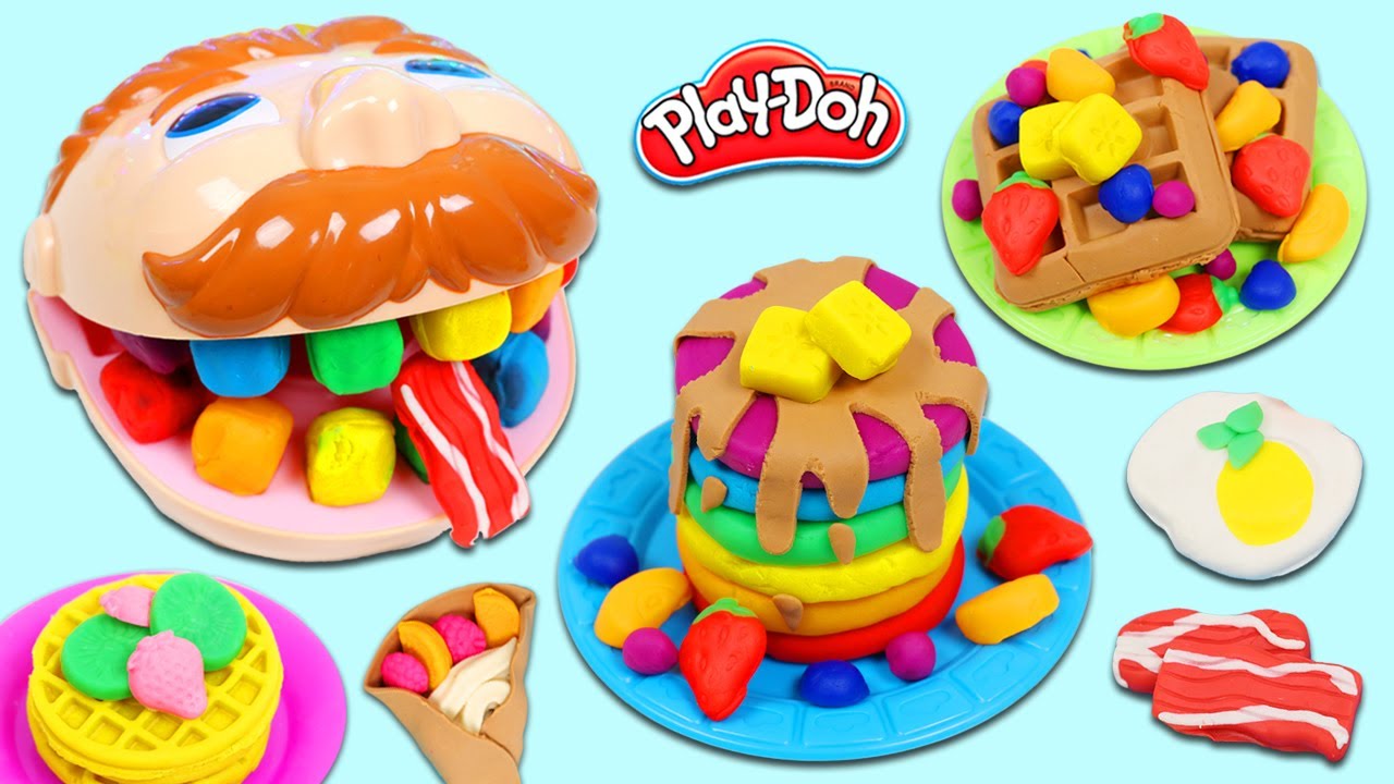 Rainbow Play-Doh Breakfast: Creative Sensory Play for Kids