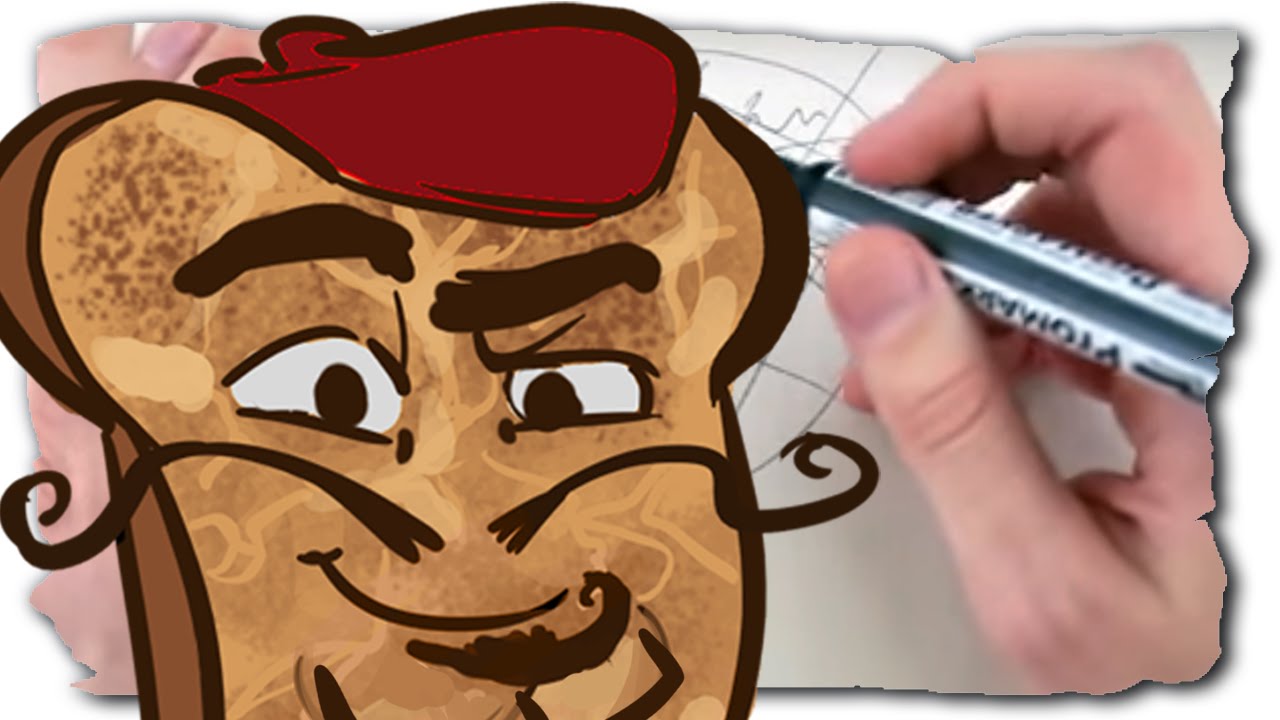 Satirical Art Tutorial: Drawing M's Perfect Toast Abs & Mustache
