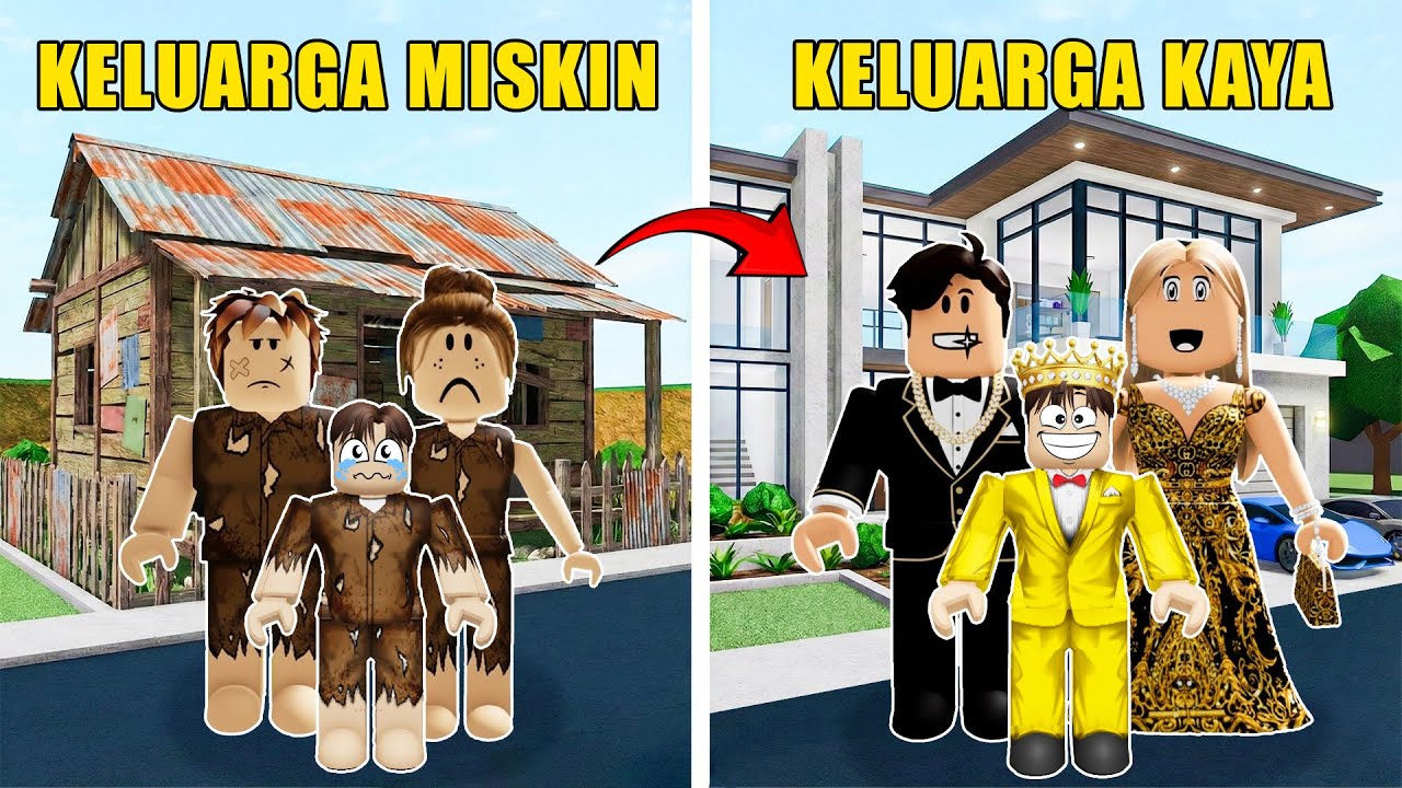 Roblox Family Values Story: Poverty to Riches Moral Lesson