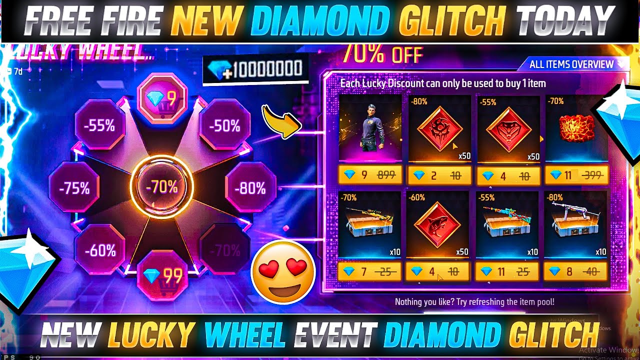 Exploit Lucky Wheel Glitch: Get 50 Tokens for 2 Diamonds!