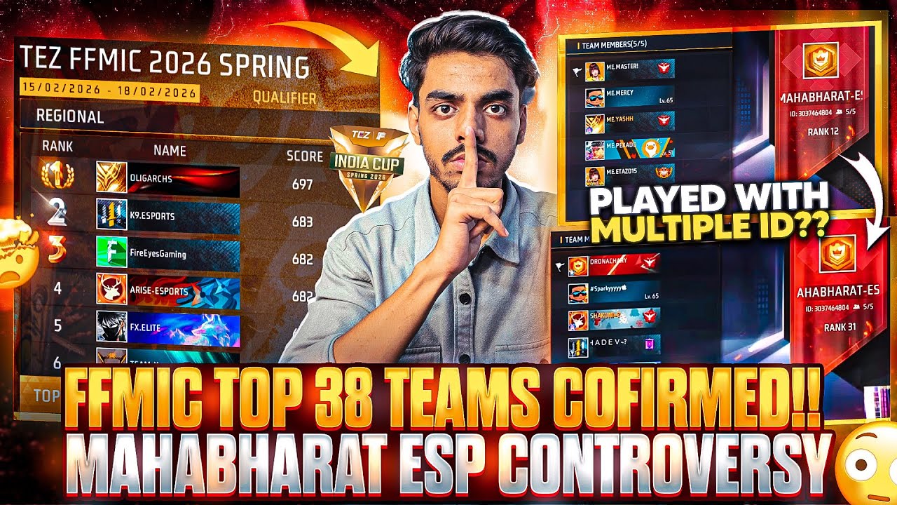 FMIC Spring 2026 Qualified Teams & Maha Bharat eSports Controversy