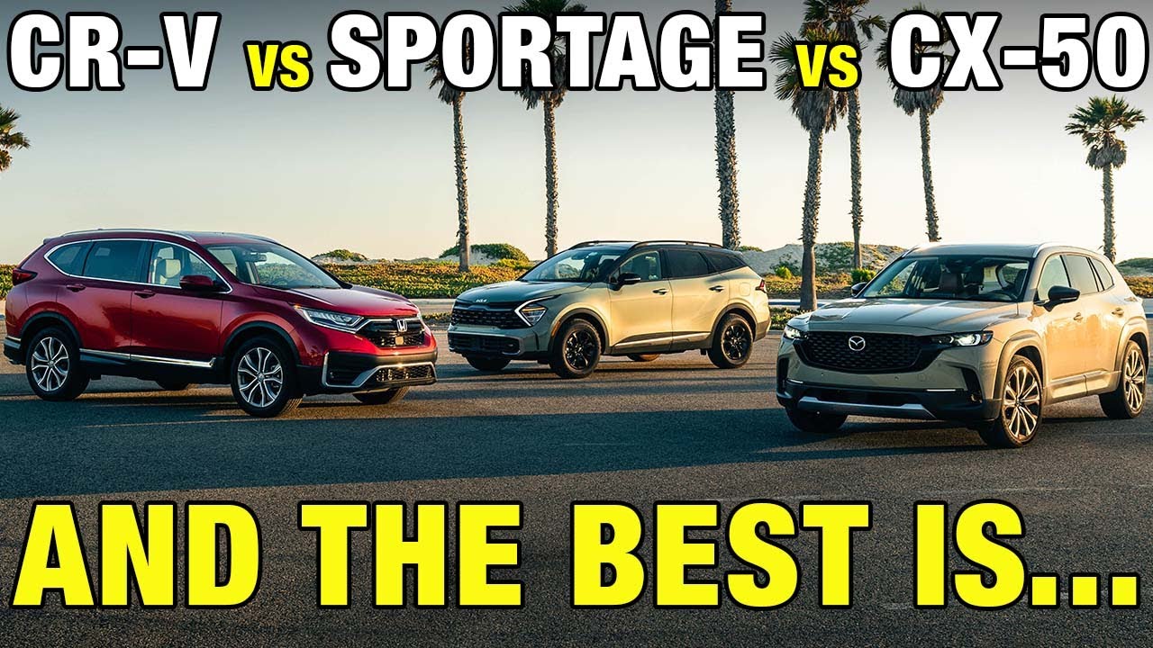 Honda CR-V vs Kia Sportage vs Mazda CX-50: Best Small SUV?