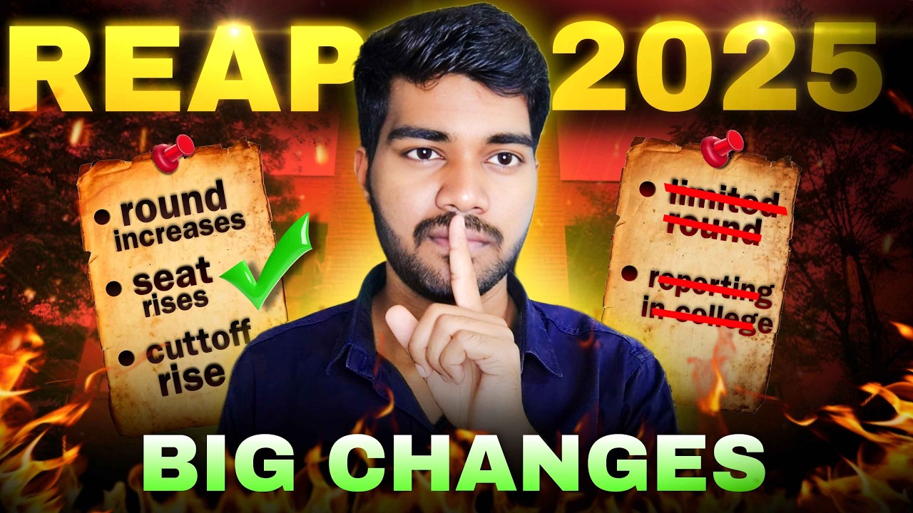REAP 2025 Counseling: Complete Schedule & New Changes Explained