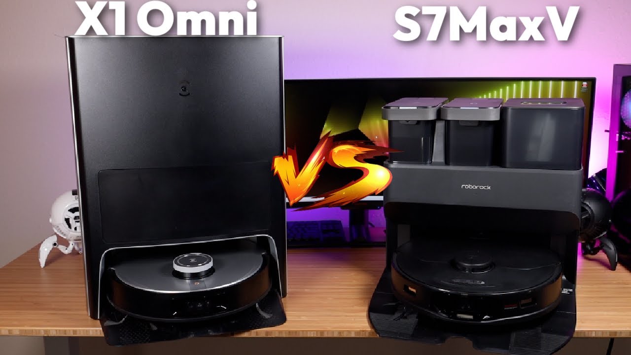 Ecovacs Deebot X1 Omni vs Roborock S7 MaxV Ultra: Premium Robot Vacuum Comparison