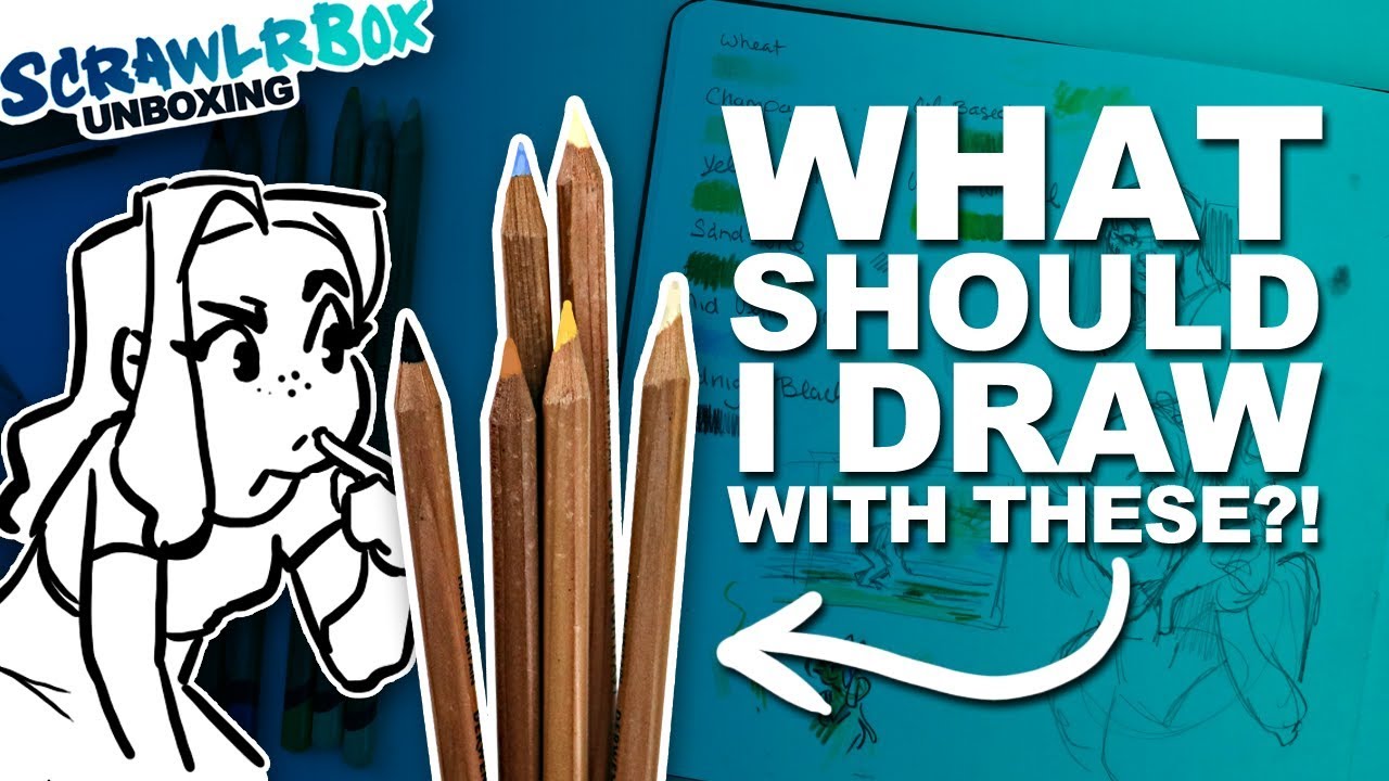 October Scrawlrbox Unboxing & Art Supply Review