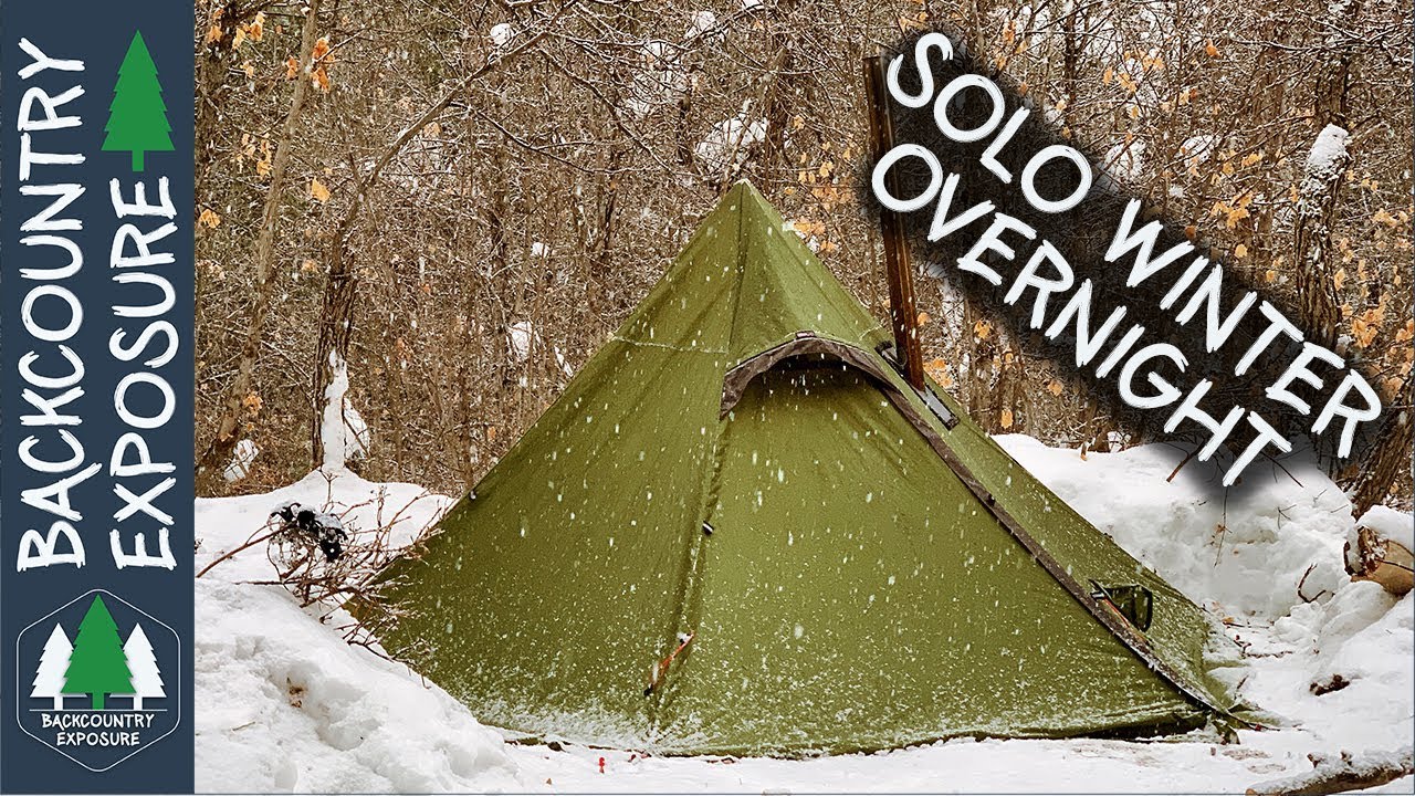 Solo Hot Tent Camping: Real Lessons from a Mountain Overnight