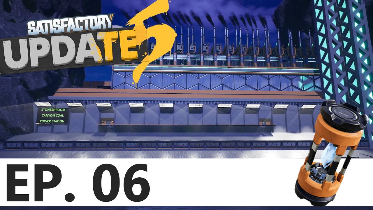 Building a 64-Generator Coal Power Plant in Satisfactory