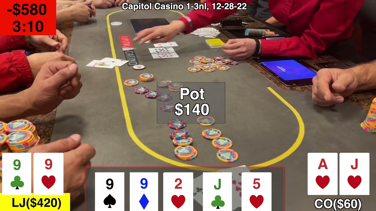 Live Poker Hand Analysis: Winning Strategies from 6-Hour Session