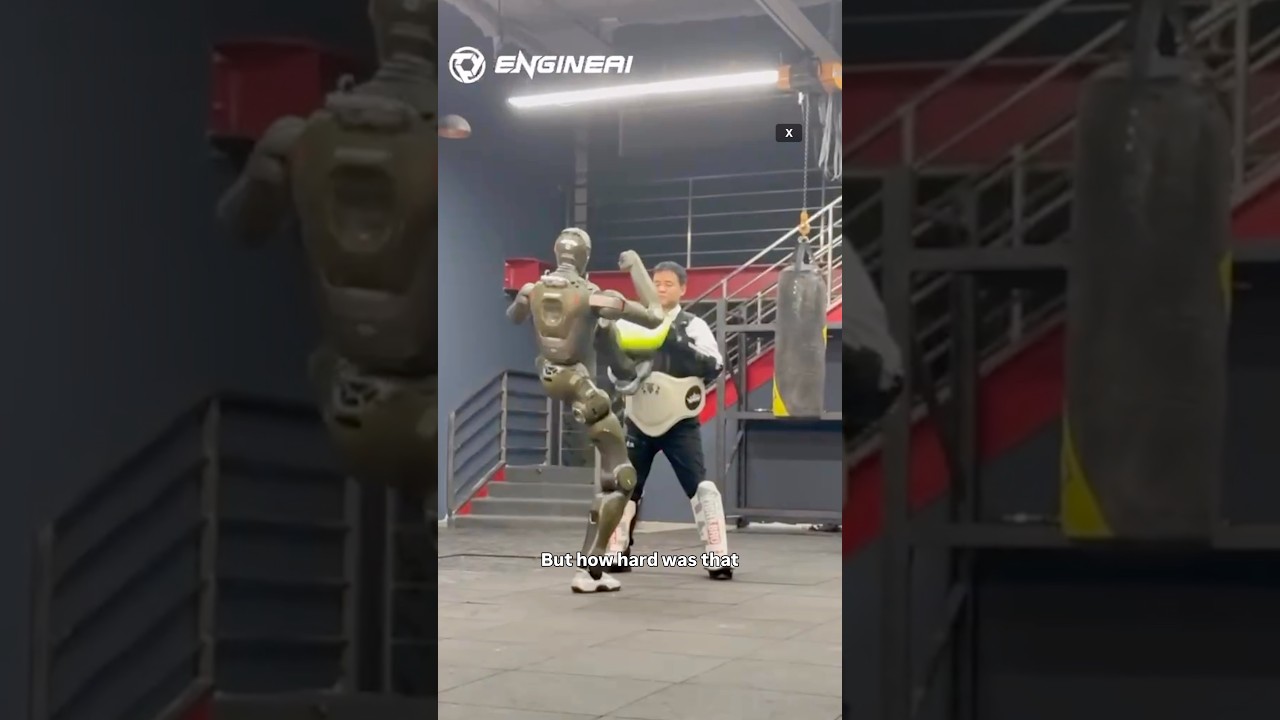 Humanoid Robot Strength Test: How Hard Can They Kick?