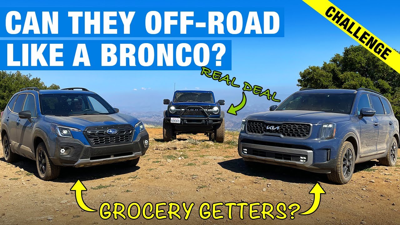 Kia Telluride vs Subaru Forester Off-Road Test Results