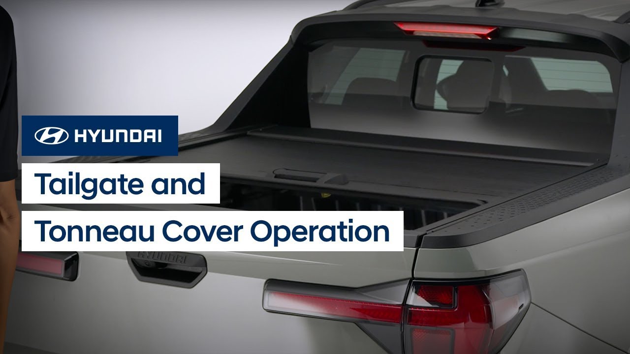 Hyundai Santa Cruz Tailgate & Tonneau Cover Operation Guide