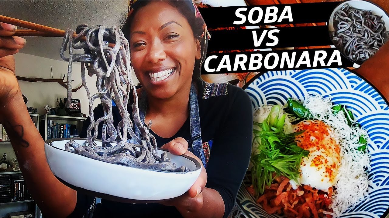 Soba Carbonara Fusion: Elegant Japanese-Italian Recipe