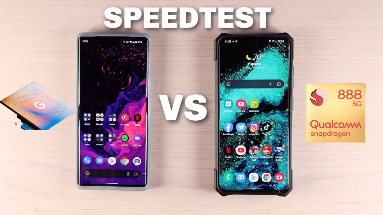 Tensor vs Snapdragon 888: Real-World Speed Test Results