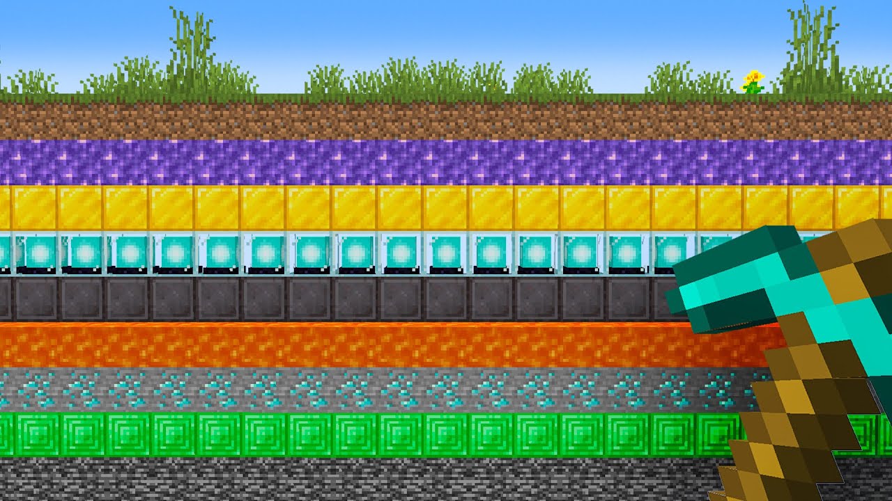 Minecraft Layered World Survival: Escape TNT & Find Loot Fast