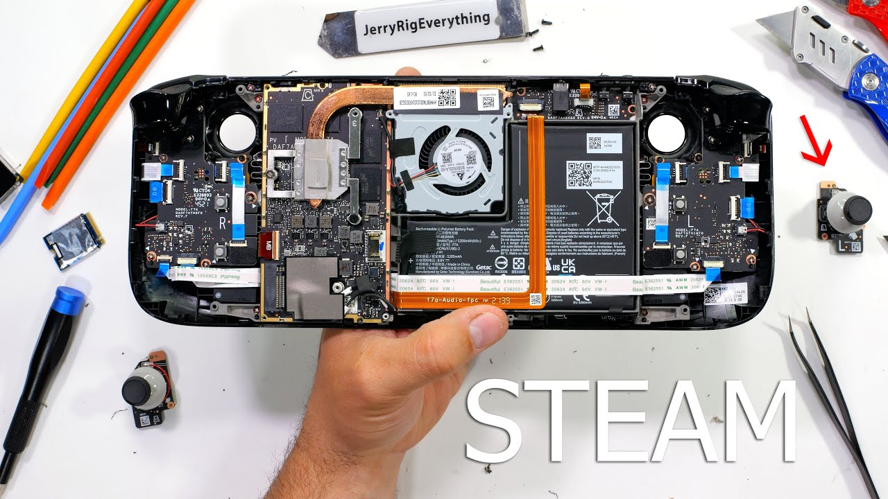 Steam Deck Teardown: Repairability & Internal Design Revealed
