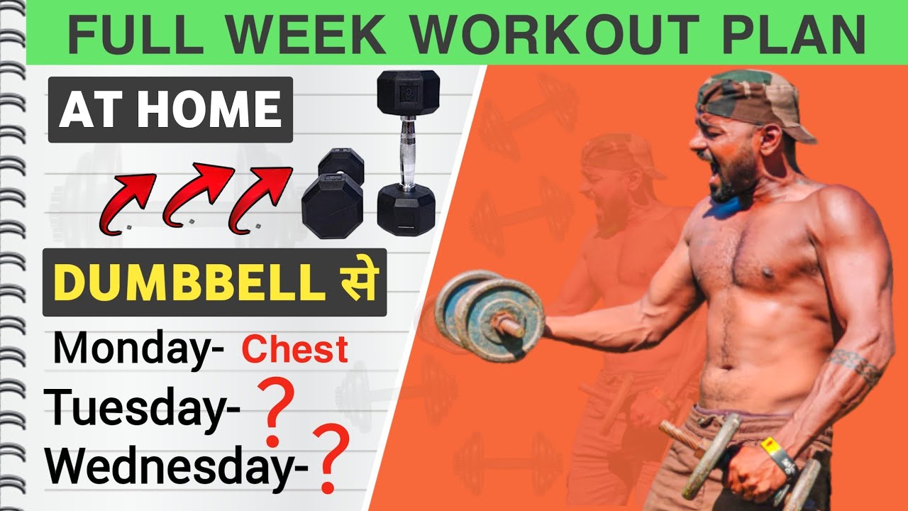 Complete 7-Day Home Dumbbell Workout Plan for Full Body