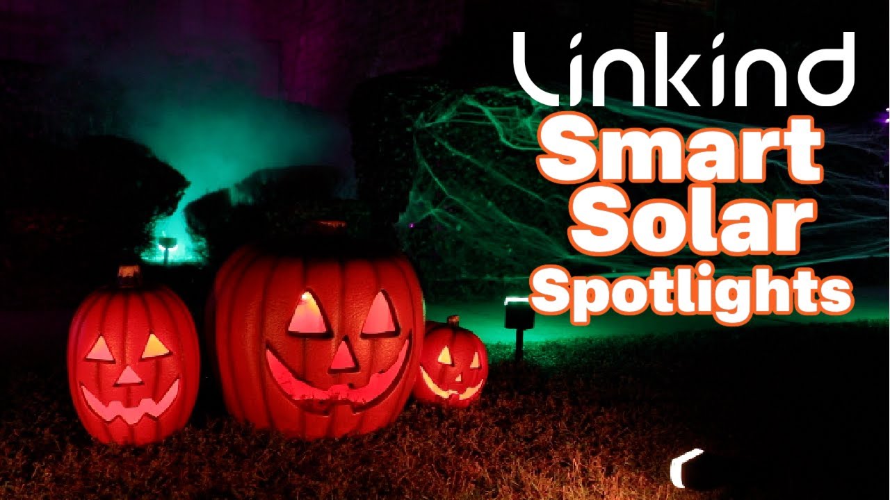 Linkind SL5 Smart Solar Spotlights: Ultimate Halloween Lighting Upgrade