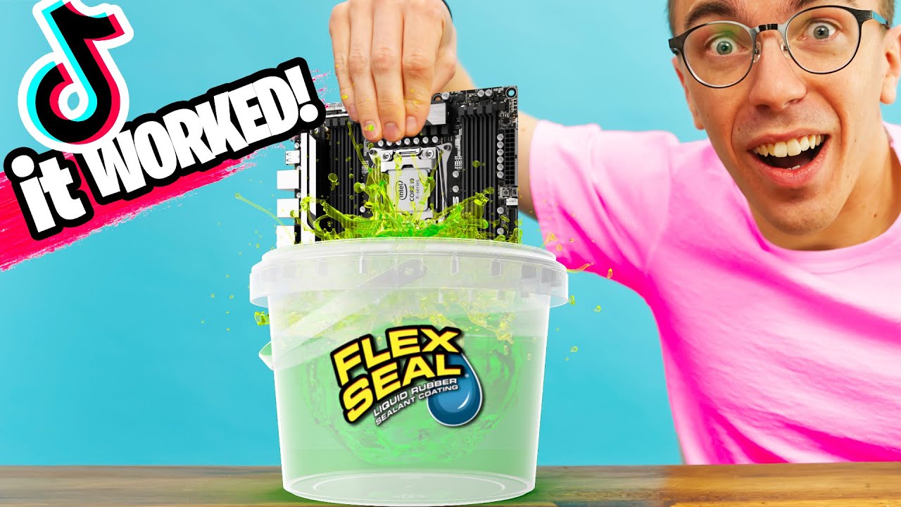 TikTok Tech Experiments Tested: Water, Flex Seal & More