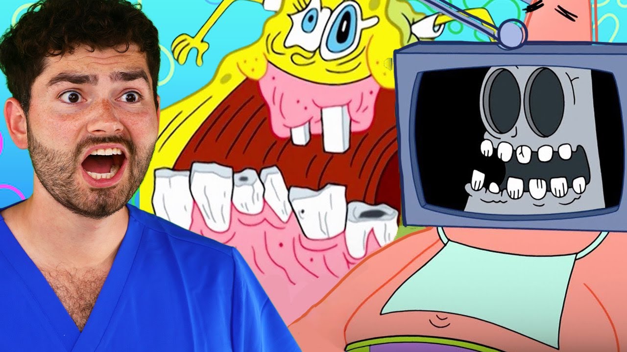 SpongeBob Dental Moments: Real Oral Health Lessons (Dentist Analysis)