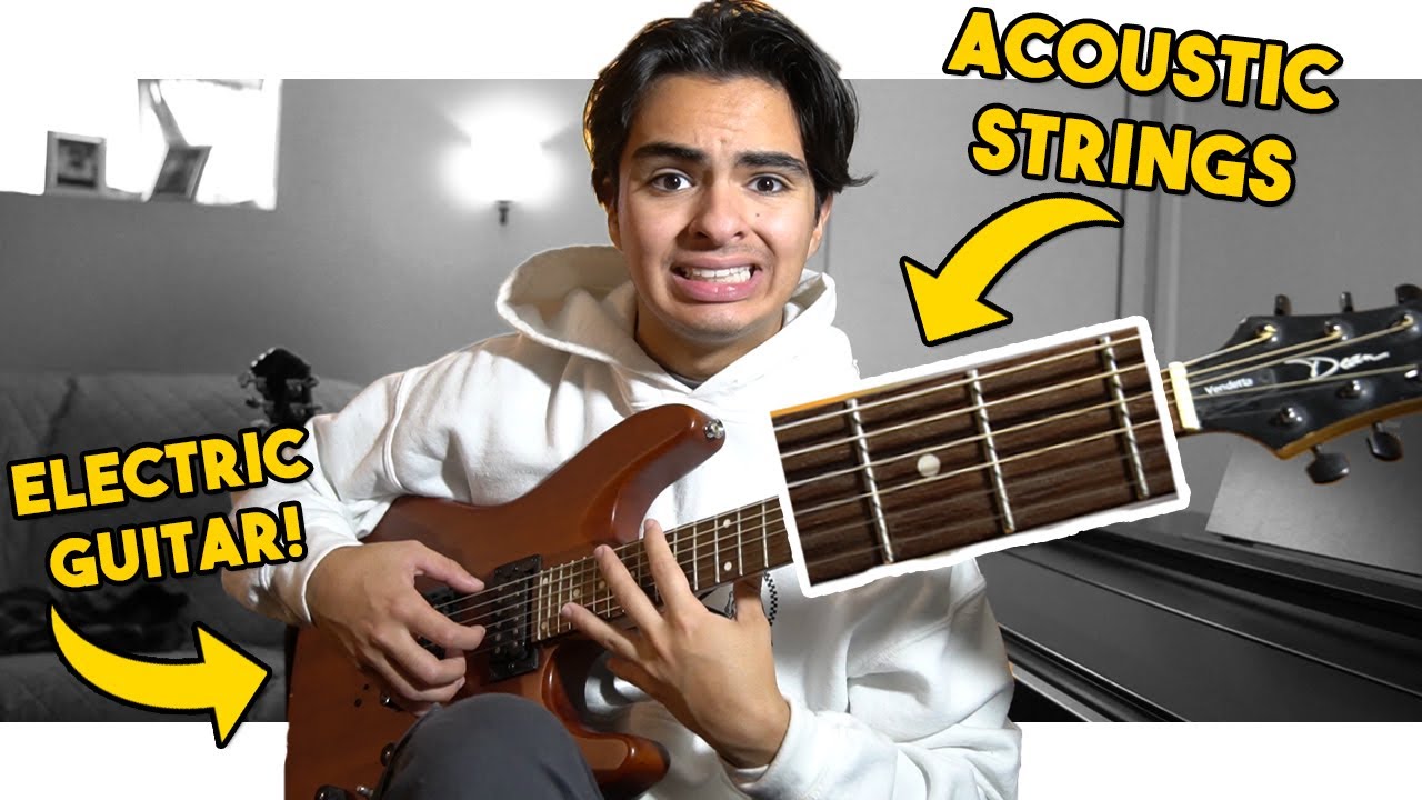 Acoustic Strings on Electric Guitar: Real-World Test Results