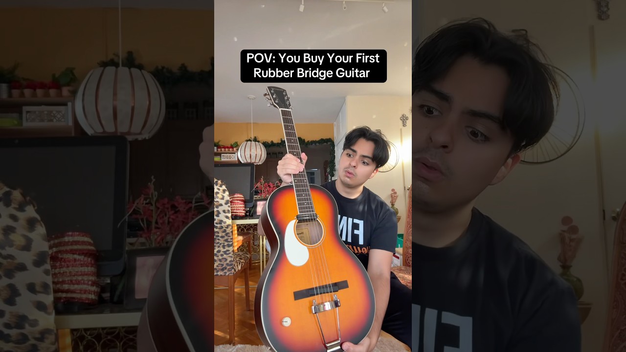 Rubber Bridge Guitar: Natural Muting & Portable Tone