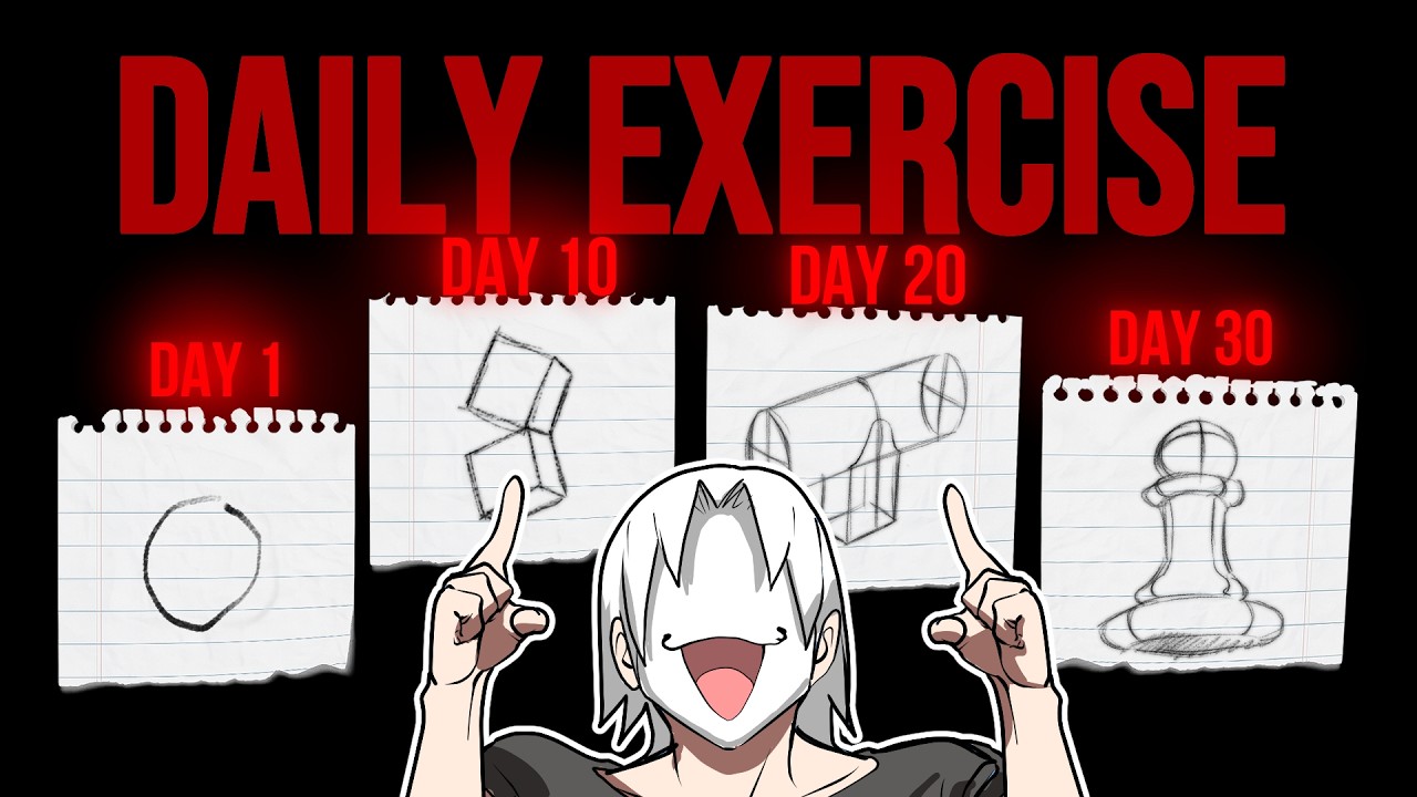 30-Day Drawing Challenge: Improve Art Skills in 5 Minutes Daily